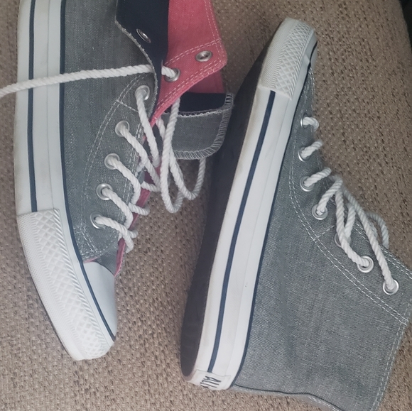 Converse pink & navy duo Size 7 - Picture 11 of 12